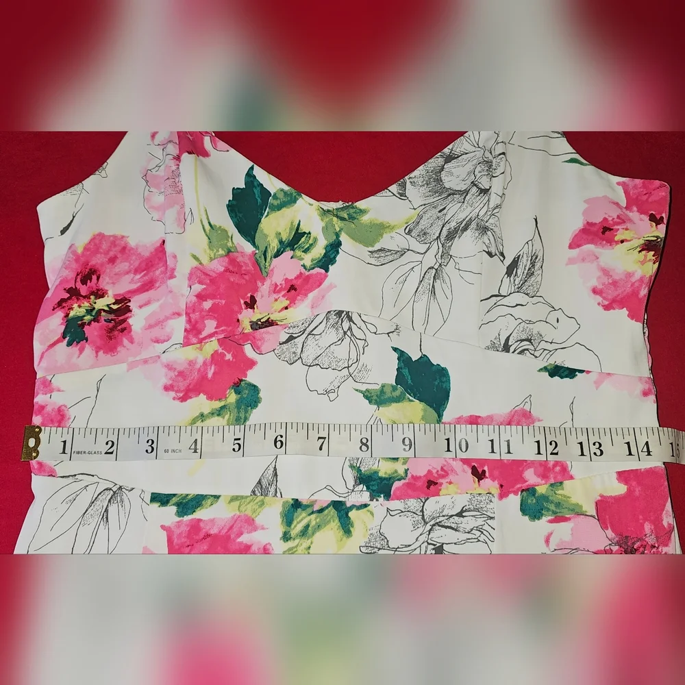 Abercrombie & Fitch Romantic Floral Ruffle Dress Perfect Spring Dress